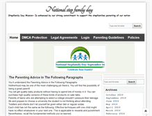 Tablet Screenshot of nationalstepfamilyday.com